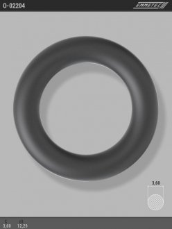 Кільце гумове круглого перерізу C3,6 d1 12,29 EMMETEC O-02204
