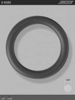 Кільце гумове круглого перерізу C5,05 d1 27 EMMETEC O-02282 (фото 1)