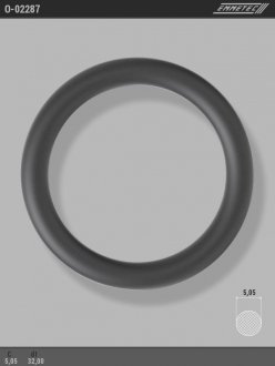Кільце гумове круглого перерізу C5,05 d1 32 EMMETEC O-02287 (фото 1)