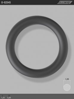 Кільце гумове круглого перерізу C1,25 d1 6 EMMETEC O-02545