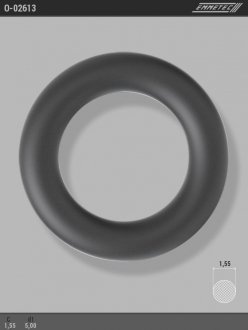 Кільце гумове круглого перерізу C1,55 d1 5 EMMETEC O-02613