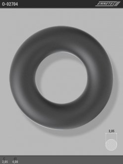 Кільце гумове круглого перерізу C2,05 d1 4 EMMETEC O-02704