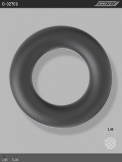 Кільце гумове круглого перерізу C2,05 d1 5 EMMETEC O-02706