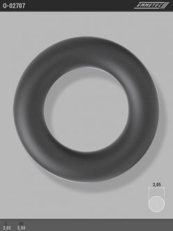 Кольцо резиновое круглого сечения C2,05 d1 5,5 EMMETEC O-02707 (фото 1)