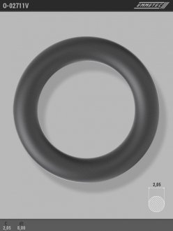 Кільце гумове круглого перерізу C2,05 d1 8 EMMETEC O-02711V