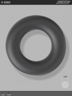 Кільце гумове круглого перерізу C2,45 d1 5 EMMETEC O-02802