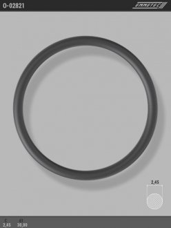 Кольцо резиновое круглого сечения C2,45 d1 30 EMMETEC O-02821