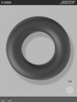 Кільце гумове круглого перерізу C3,05 d1 6 EMMETEC O-02904
