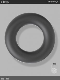 Кільце гумове круглого перерізу C3,05 d1 7 EMMETEC O-02905