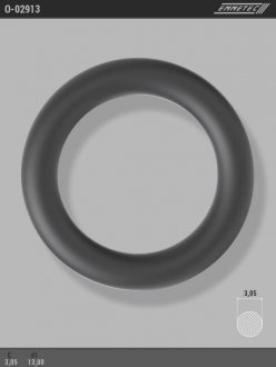 Кольцо резиновое круглого сечения C3,05 d1 13 EMMETEC O-02913