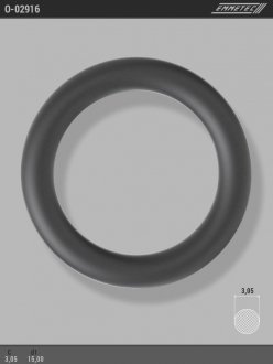Кольцо резиновое круглого сечения C3,05 d1 15 EMMETEC O-02916