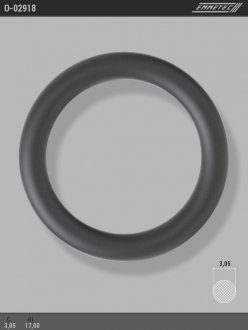 Кольцо резиновое круглого сечения C3,05 d1 17 EMMETEC O-02918