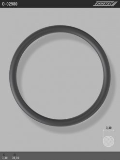 Кільце гумове круглого перерізу C3,3 d1 38 EMMETEC O-02980