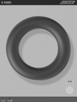 Кільце гумове круглого перерізу C4,1 d1 12 EMMETEC O-03003