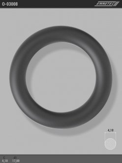Кільце гумове круглого перерізу C4,1 d1 17 EMMETEC O-03008