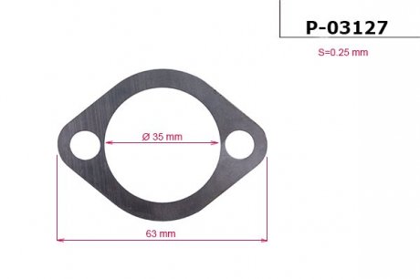 Прокладка рейки з ГУР EMMETEC P-03127