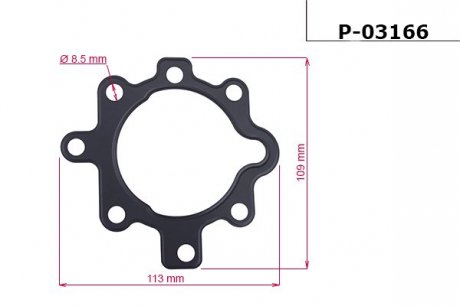 Прокладка насоса ГУР EMMETEC P-03166