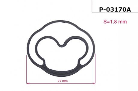 Прокладка насоса ГУР EMMETEC P-03170A