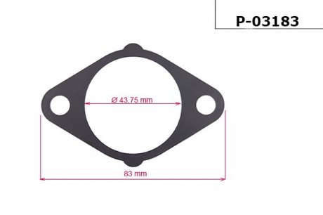 Прокладка рейки с ГУР EMMETEC P-03183