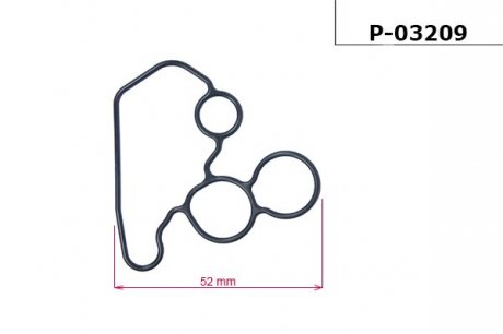 Прокладка рейки с ГУР EMMETEC P-03209