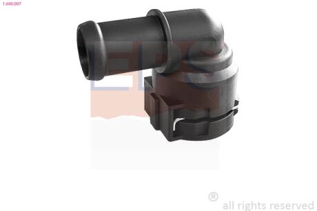 VW Фланець охолоджувальної рідини CADDY ALLTRACK 1.0 15-, CADDY III Мінівен 1.2-2.0 10-, AUDI A3 Sportback (8PA) 2.0 TDI quattro 06-13, SKODA SUPERB II 1.6-2.0 08- EPS 1.660.007