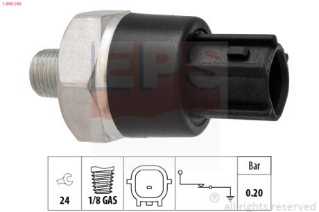 Датчики давления масла Nissan Note/Murano/Renault Master 08- EPS 1.800.166
