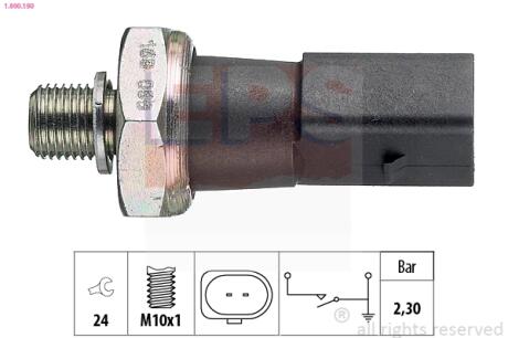 Датчик давления масла Audi A4, A6, A8 VW Touareg 2.7TDI/3.0TDI/4.2TDI 06.07- EPS 1.800.190