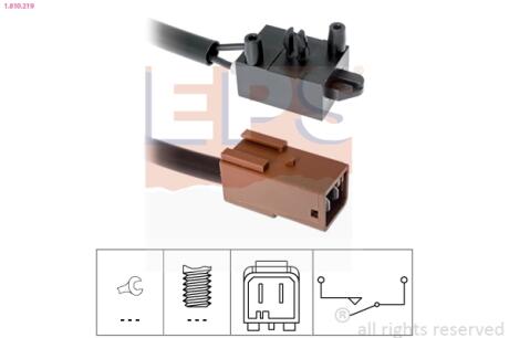 Датчик стоп-сигналу Citroen C5 1.8-3.0 01-04/Peugeot 307 1.4-2.0 00-/Partner 1.1-2.0 96- EPS 1.810.219