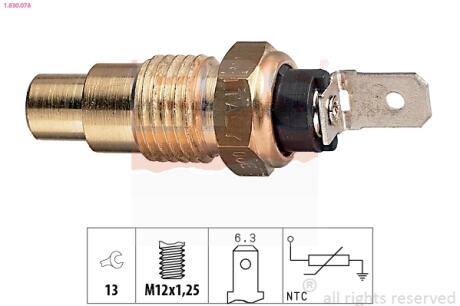 Датчик температуры Nissan Bluebird 2.0D 83-,Laurel 2.8D,3.0 87-,Micra -93,Primera,Sunny 2.0D/Infinity EPS 1.830.078