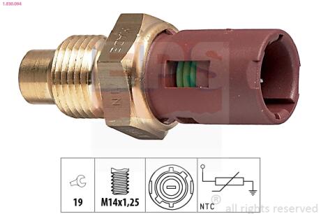 Датчик температуры охлаж. жидкости Renault 21 1.9d 89- EPS 1.830.094