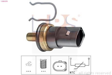 Датчик температуры VW Polo/Passat/Transporter 1.4/1.6 2001- EPS 1.830.278