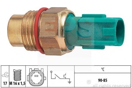 TOYOTA Температурный датчик включения вентилятора радиатора YARIS 1.0 EPS 1.850.266 (фото 1)