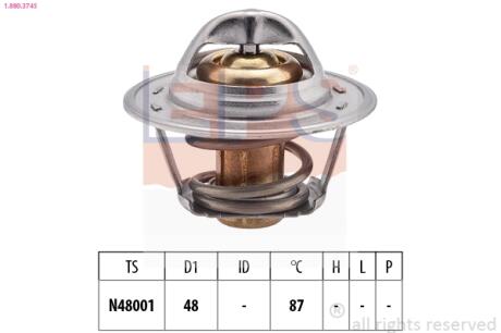 DAEWOO Термостат 87C Espero,Lanos EPS 1.880.374S