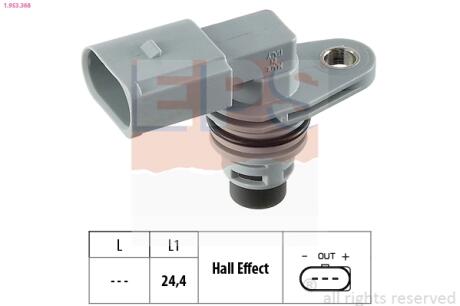 Датчик положения р/вала Audi A2, A3 VW Golf V/Plus, Jetta III 1.4TSI, 1.6FSI 02- EPS 1.953.368