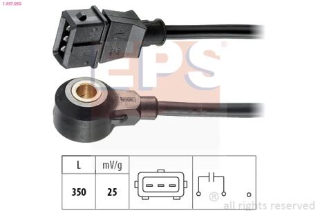 OPEL Датчик детонации Astra F 1,8-2,0, Vectra B EPS 1.957.050