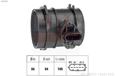 Расходомер воздуха DB M113 W210/211/251/220 EPS 1.991.076
