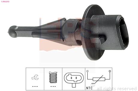 Датчик температуры воздуха Toyota/Subaru/Opel/Nissan/Mazda EPS 1.994.010