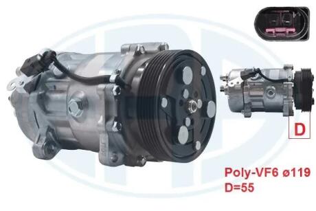 Компресор кондиціонера ERA 670030