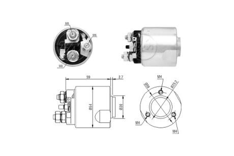 Втягивающее реле стартера ERA ZM5495