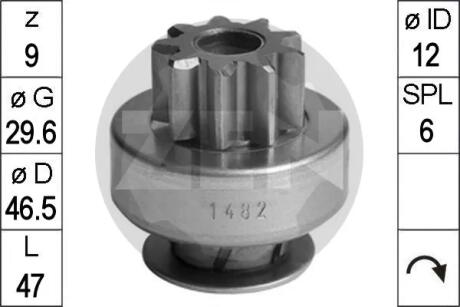Бендикс стартера ERA ZN1482