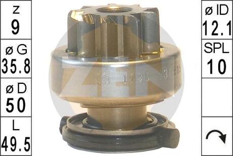 Бендікс стартера ERA ZN1790