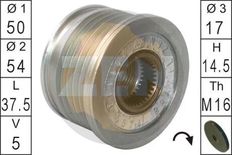 Шкив генератора инерционный ERA ZN5574