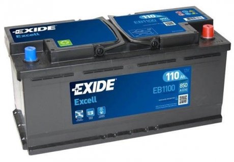 Аккумуляторная батарея EXIDE EB1100 (фото 1)
