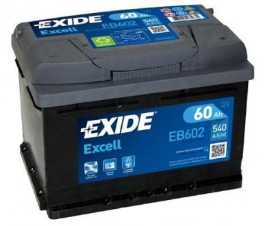 Аккумуляторная батарея EXIDE EB602 (фото 1)