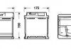 Аккумулятор 95Ah-12v EXCELL(353х175х190),R,EN800 EXIDE EB950 (фото 3)