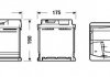 Акумулятор 95Ah-12v EXCELL (353х175х190), R, EN800 EXIDE EB950 (фото 4)