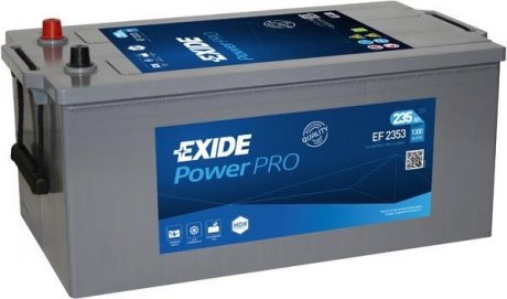 Стартерна батарея (акумулятор) EXIDE EF2353 (фото 1)