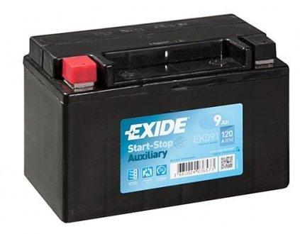 Аккумуляторная батарея EXIDE EK091 (фото 1)