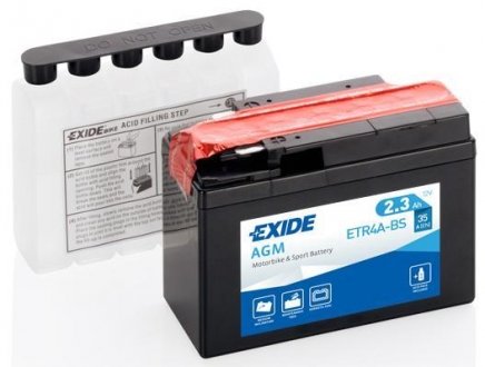 Акумулятор EXIDE ETR4A-BS (фото 1)