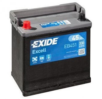 Стартерна батарея (акумулятор) EXIDE EB451
